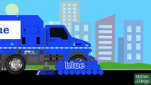 Street Sweepers Teaching Colors - Learning Basic Colors Video for Kids