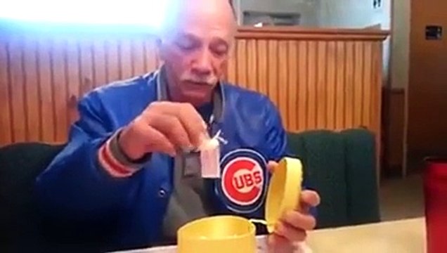 Dad finds out he's going to be a grandpa, so nice