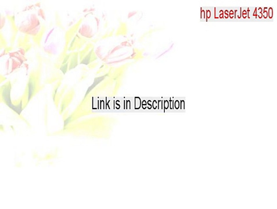 hp LaserJet 4350 (DOT4) Key Gen - hp laserjet 4350 printer