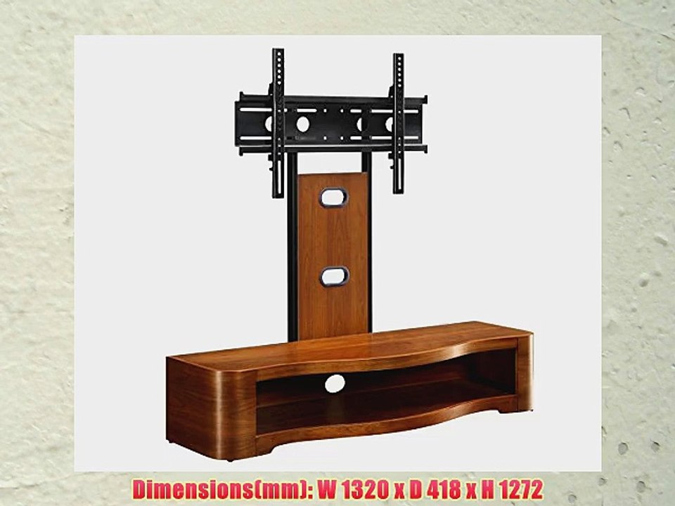 Jual JF210 Walnut Cantilever TV Stand