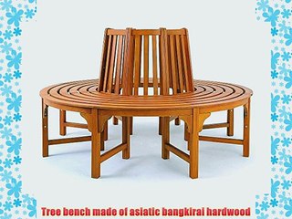 Tree Seat bench made of Hardwood Garden Outdoor Round Tree benches