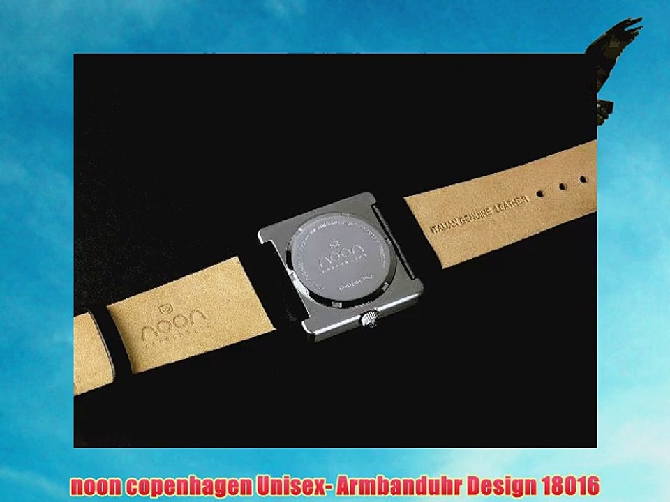 noon copenhagen Unisex- Armbanduhr Design 18016