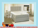 Happy Beds Contour Divan Bed Set With Spring Memory Foam Mattress 2 Drawers One Per Side Headboard