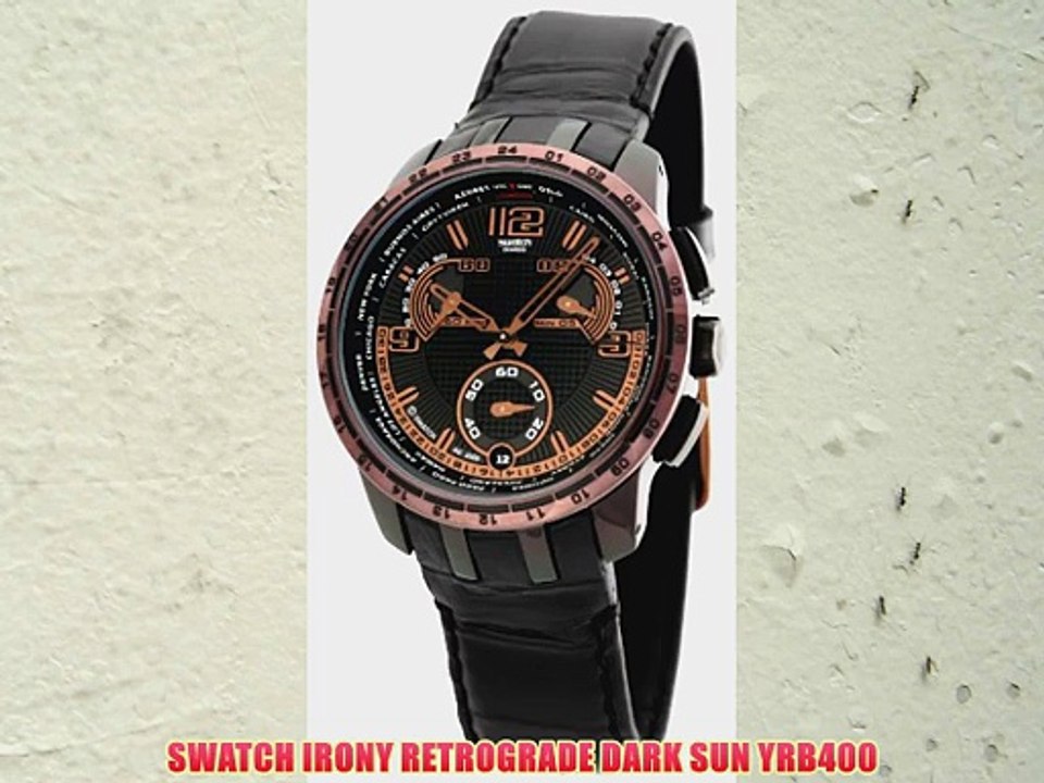 SWATCH IRONY RETROGRADE DARK SUN YRB400