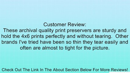Print File 466P 4x6 Print Storage Pages 25 Sheets Review