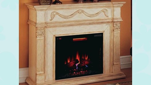 Gossamer Mantel With Electric Fireplace Video Dailymotion