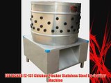 EZPLUCKER EZ-131 Chicken Plucker Stainless Steel De-feather Machine