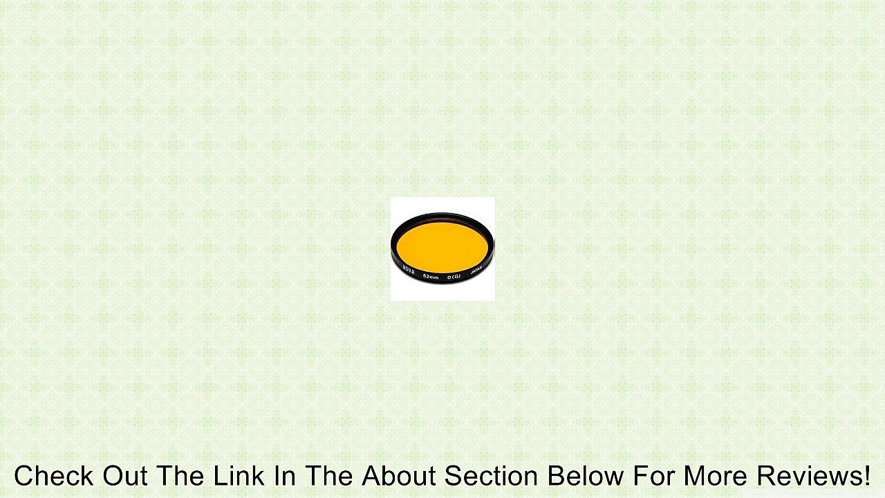 Hoya 52mm G Orange HMC Lens Filter Review