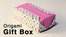 Origami Gift Box with Lid Tutorial - Advanced