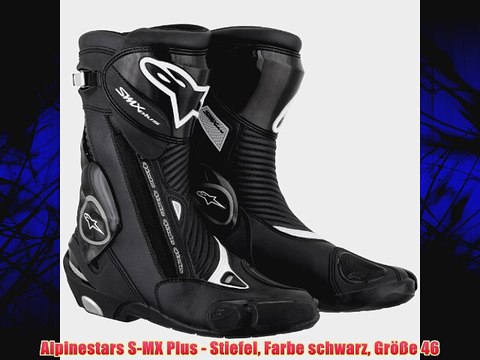 Alpinestars S-MX Plus - Stiefel Farbe schwarz Gr??e 46