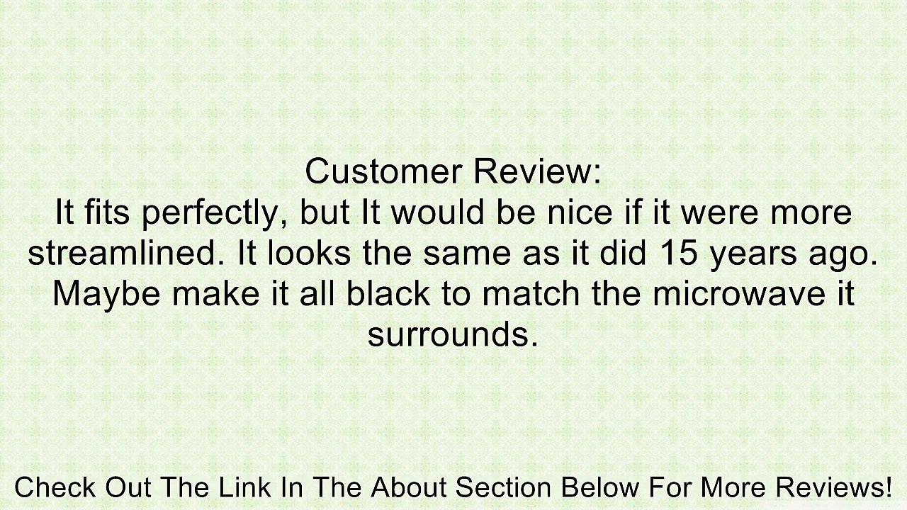 Built-in Kit (Black Metal Trim) (Sharp RK66A) (MICACC RK66A) Review