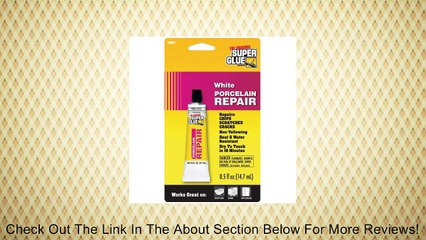 SUPER GLUE 19061 Porcelain Repair Review
