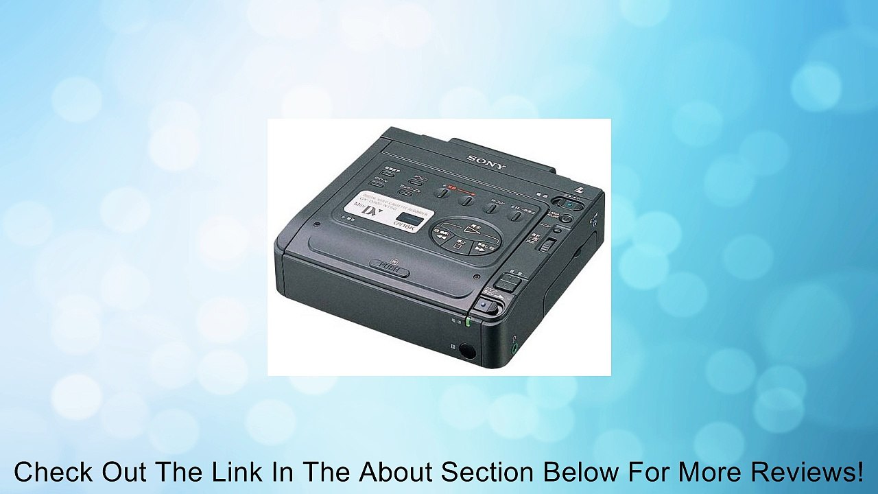 Sony GV-D300 Video Walkman Mini DV Review