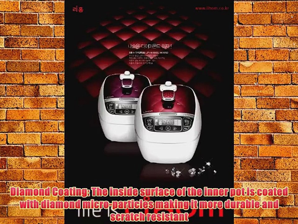 Lihom LJP-HK100GDE 10-Cup Rice Pressure Cooker