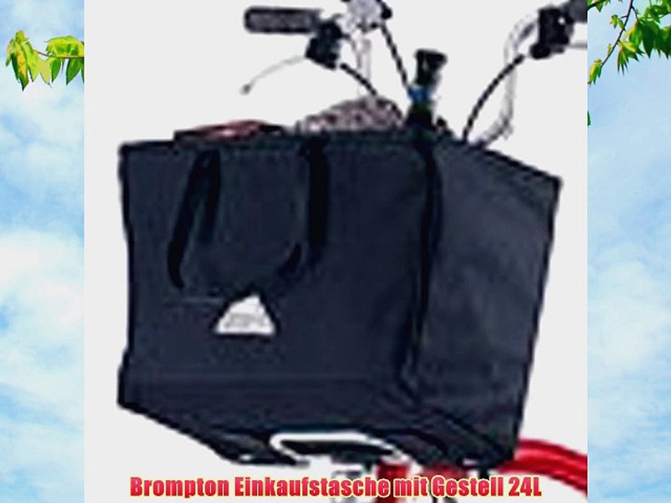 Brompton Einkaufstasche mit Gestell 24L