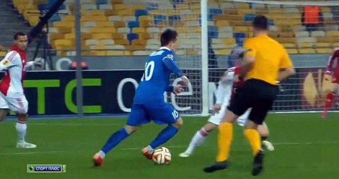 Днепр - Аякс 1-0 Лига Европы УЕФА 2014-15 1-8 финала Первый матч Видео обзор