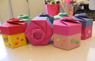 Origami Hexagonal Gift Box Tutorial