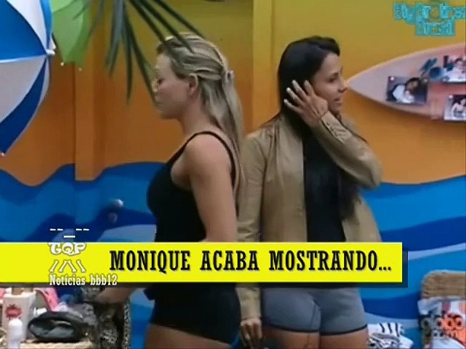 monique mostra de mais BBB 12