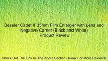 Beseler Cadet II 35mm Film Enlarger with Lens and Negative Carrier (Black and White) Review