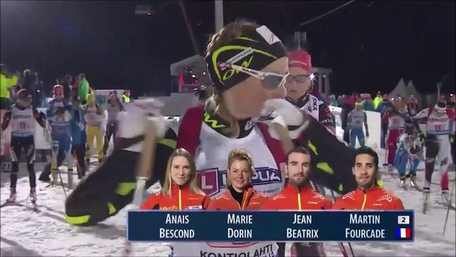 Biathlon, relais mixte des ChM de Kontiolahti, 05 mars 2015 (Argent pour les Bleus) 1/2