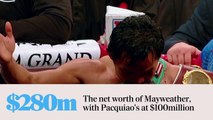 Floyd Mayweather vs Manny Pacquiao in numbers