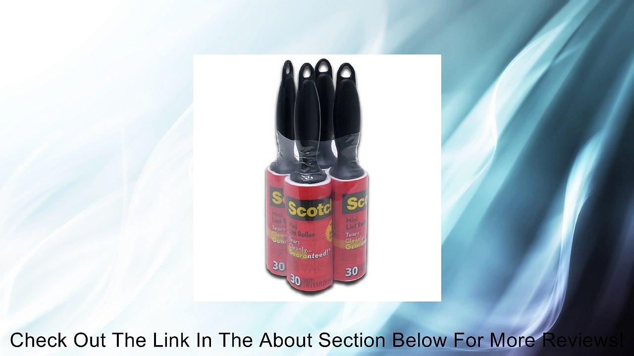 3M Mini Lint Rollers, Pack of 4 Review