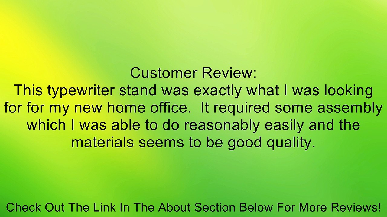 Safco Products Machine Stand with Drop Leaves, Black, 1876BL Review