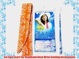 Ice Cool Scarf for Headband Neck Wrist Cooling Accessories