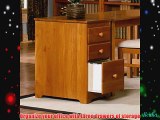 Atlantic Furniture Three Drawer File Cabinet Caramel Latte