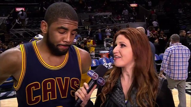 Postgame- Kyrie Irving - Cavaliers vs Spurs - March 12, 2015 - NBA Season 2014-15