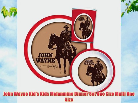 John Wayne Kid's Kids Melanmine Dinner Set One Size Multi One Size