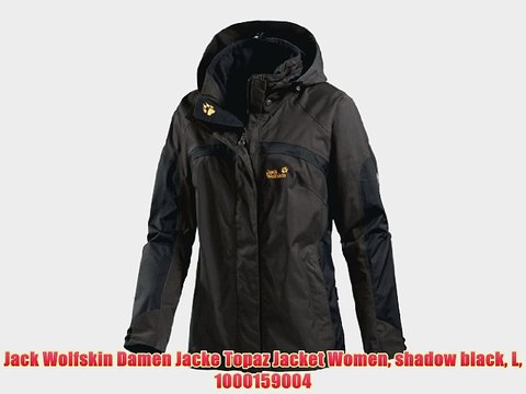 Jack Wolfskin Damen Jacke Topaz Jacket Women shadow black L 1000159004