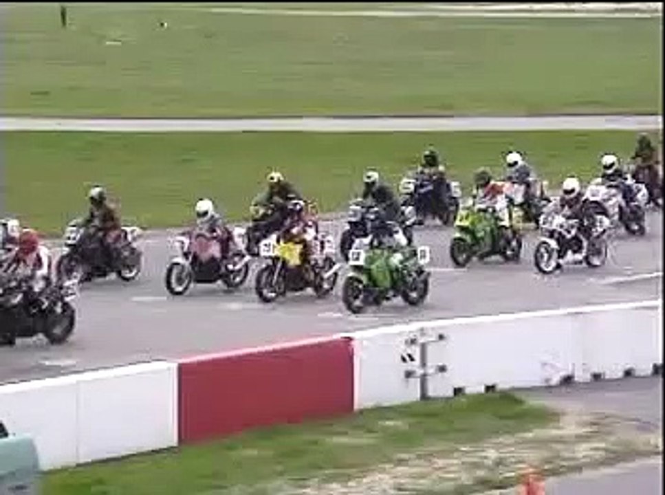 Motorbike wheelie gone wrong