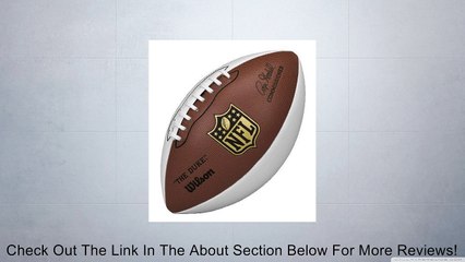 Wilson NFL Autograph Football, Brown/White Review