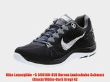Nike Lunarglide  5 599160-010 Herren Laufschuhe Schwarz (Black/White-Dark Grey) 42