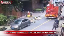 Kurtarmak için geldiler, kendi canlarını zor kurtardılar