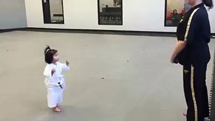 Three Year Old Taekwondo Star