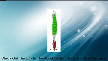 Bay De Noc 4ZG 1-3/4-Inch Swedish Pimple Jig, 1/4-Ounce, Prism Green Review