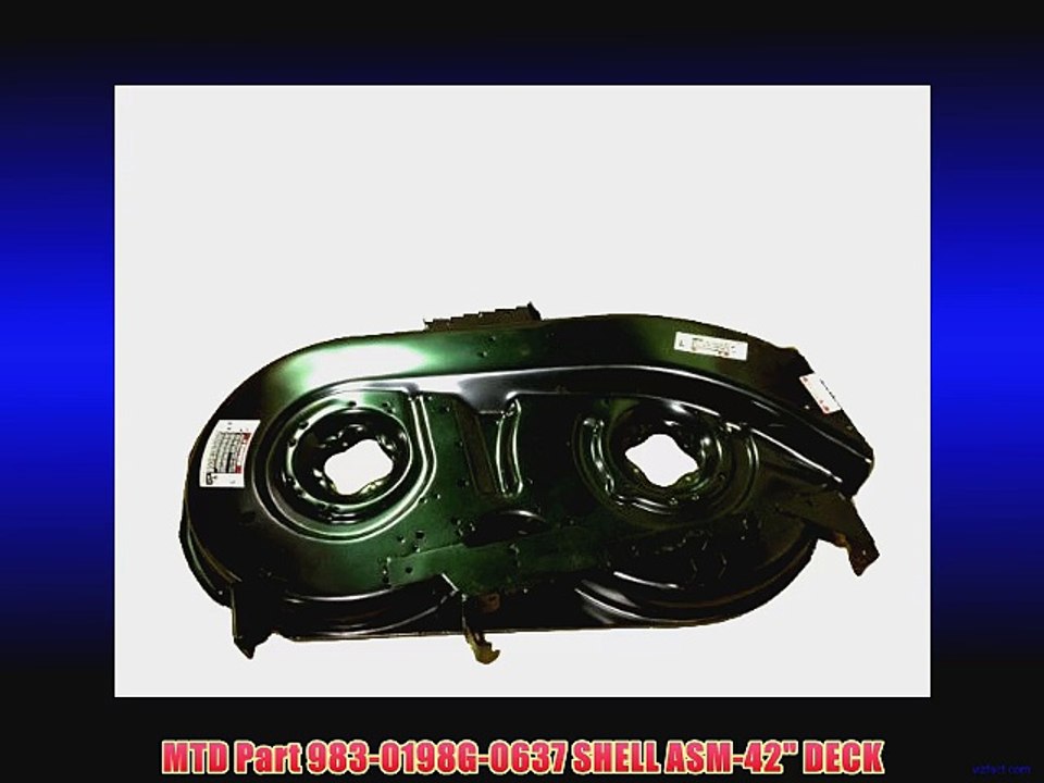 MTD Part 983-0198G-0637 SHELL ASM-42 DECK
