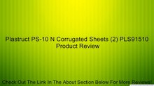 Plastruct PS-10 N Corrugated Sheets (2) PLS91510 Review