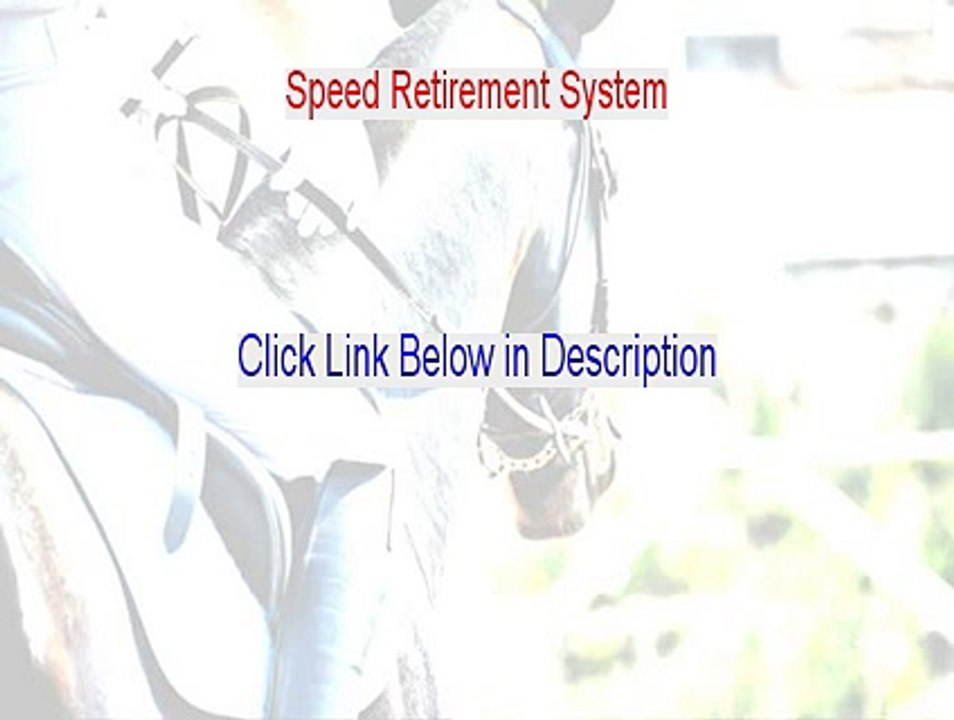 Speed Retirement System Reviewed [speed retirement system complaints]