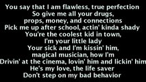 A$AP Rocky Ft. Lana Del Ray - Ridin' (Lyrics On Screen)