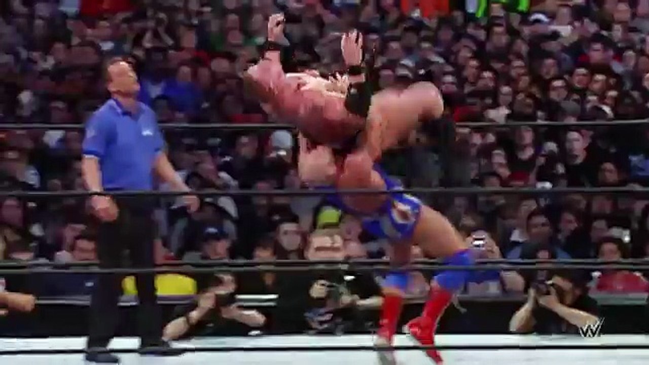 Achtung, baby!- 35 back-breaking German suplexes- WWE Fury, February 15, 2015