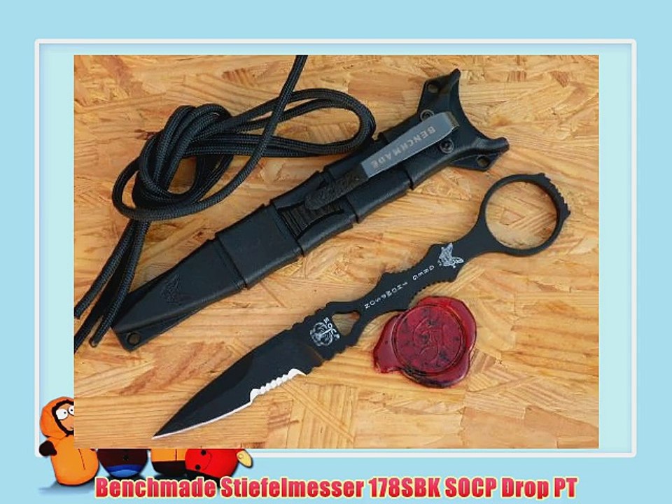 Benchmade Stiefelmesser 178SBK SOCP Drop PT