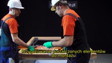 Świetliki łukowe z poliwęglanu instrukcja montażu, podstawa świetlika z drewna. ESKADE-SYSTEM B3