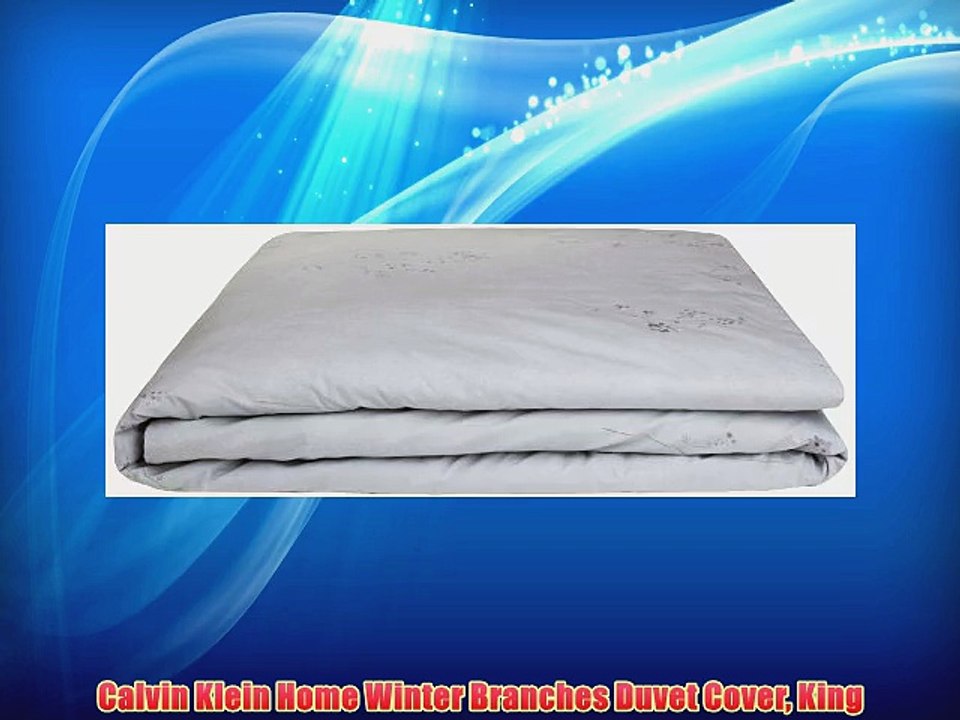 Calvin Klein Home Winter Branches Duvet Cover King