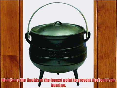 Best Duty Cast Iron Potjie Pot Size 8 - Include complementary Lid Lifter Knob ($995 value)