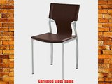 Nuevo Nuevo Lisbon Dining Chair Chocolate Metal Dining Height