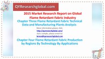 QYResearch-2015 Market Research Report on Global Flame Retardant Fabric Industry