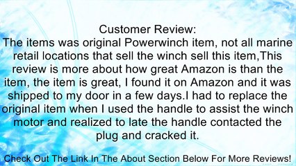 Powerwinch P7810500AJ Plug Review